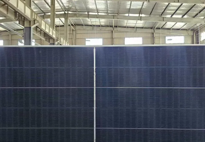 Tongwei PV modules photographed during inspection